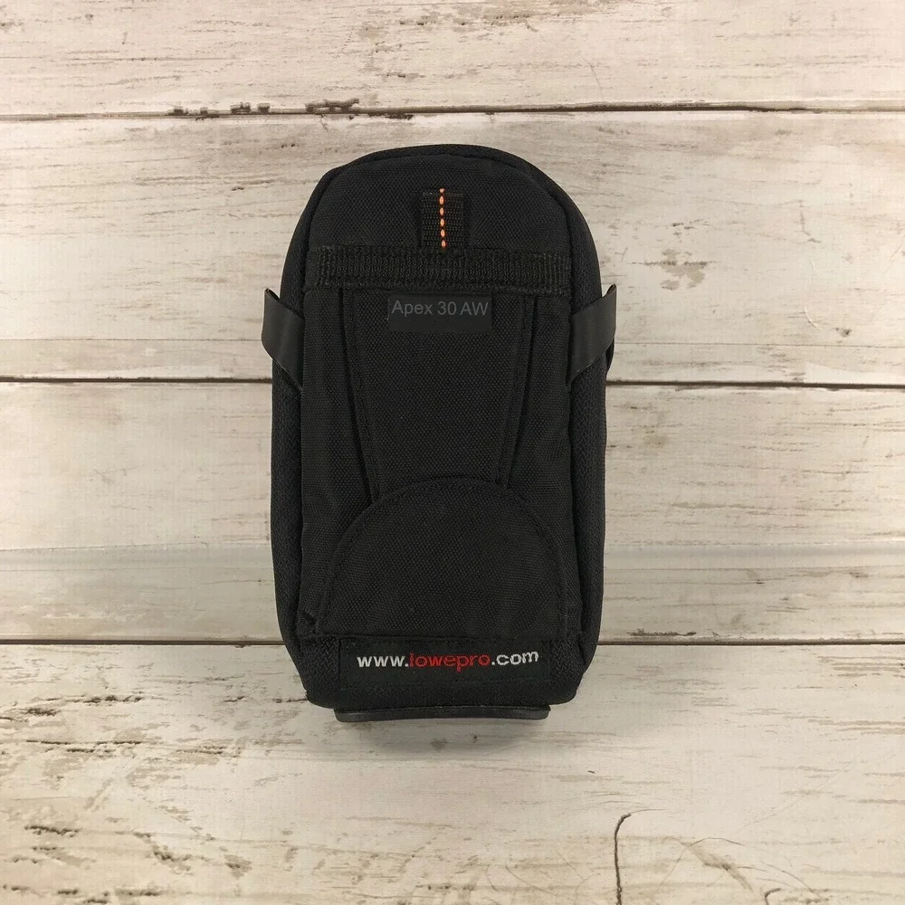 Lowepro Apex 30 AW Digital Camera Case Pouch Black Orange Weather Cover